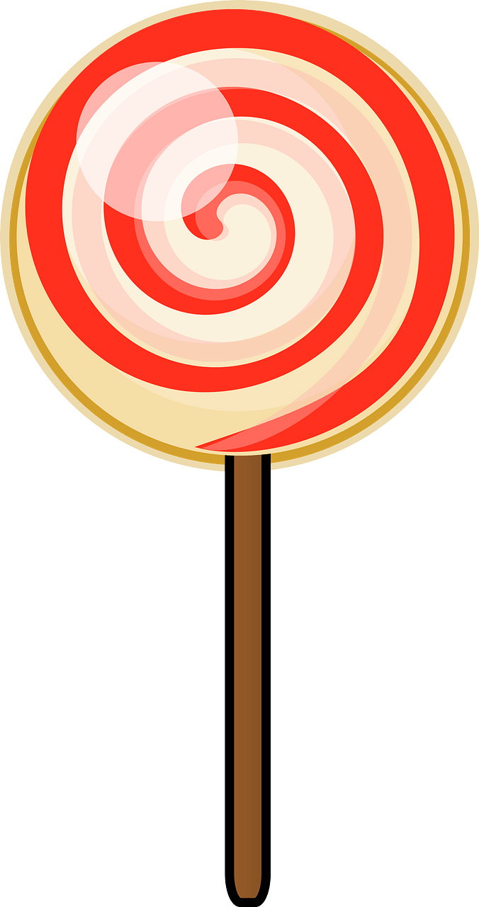 Red and White Lollipop