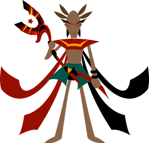 Mage with Anubis Staff - Free vector clipart images on creazilla.com