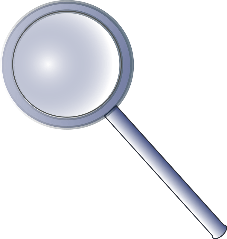 Magnifying Glass Tilted Left