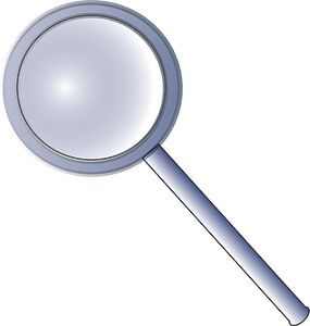 Magnifying Glass Tilted Left