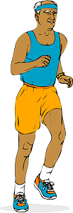 Jogging person