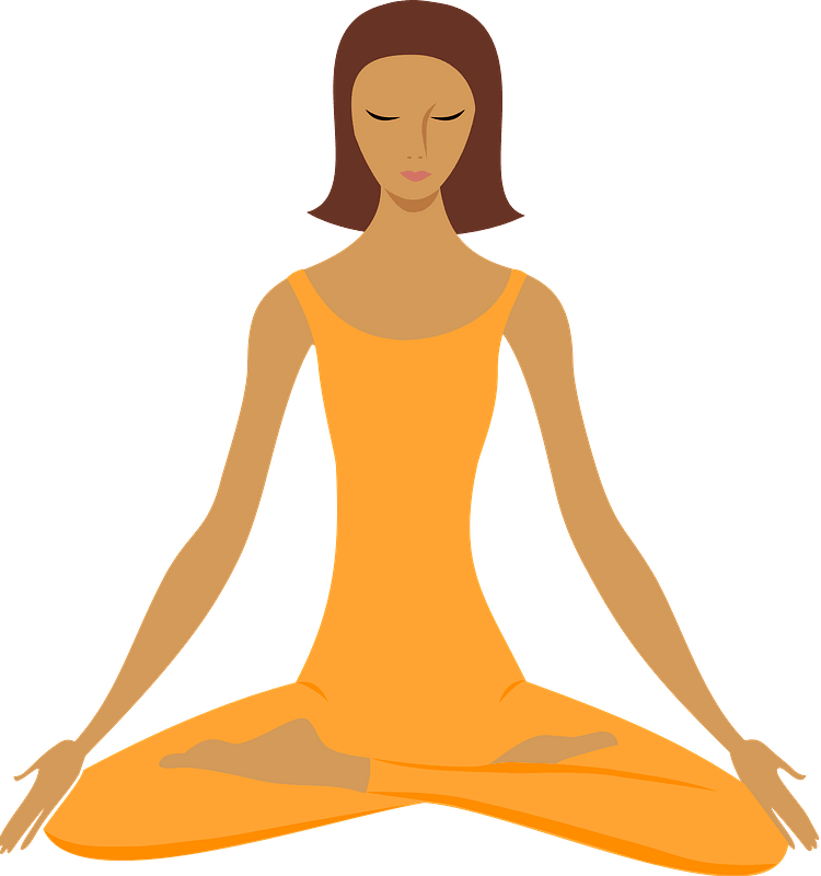 Meditating Buddhist Woman