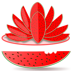 Watermelon Sculpture