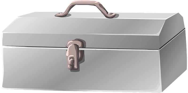 Chrome Metal Toolbox