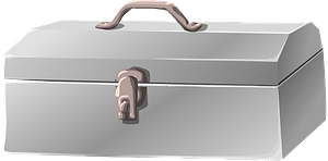 Chrome Metal Toolbox