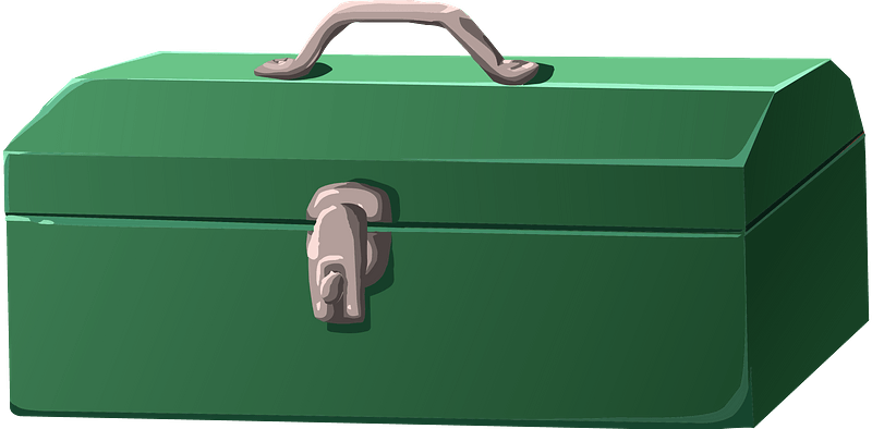 Green Metal Toolbox