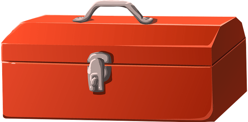 Red Metal Toolbox