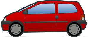 Red Renault Twingo