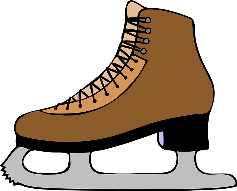 Brown Ice Skate