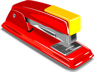 Red and Yellow Stapler