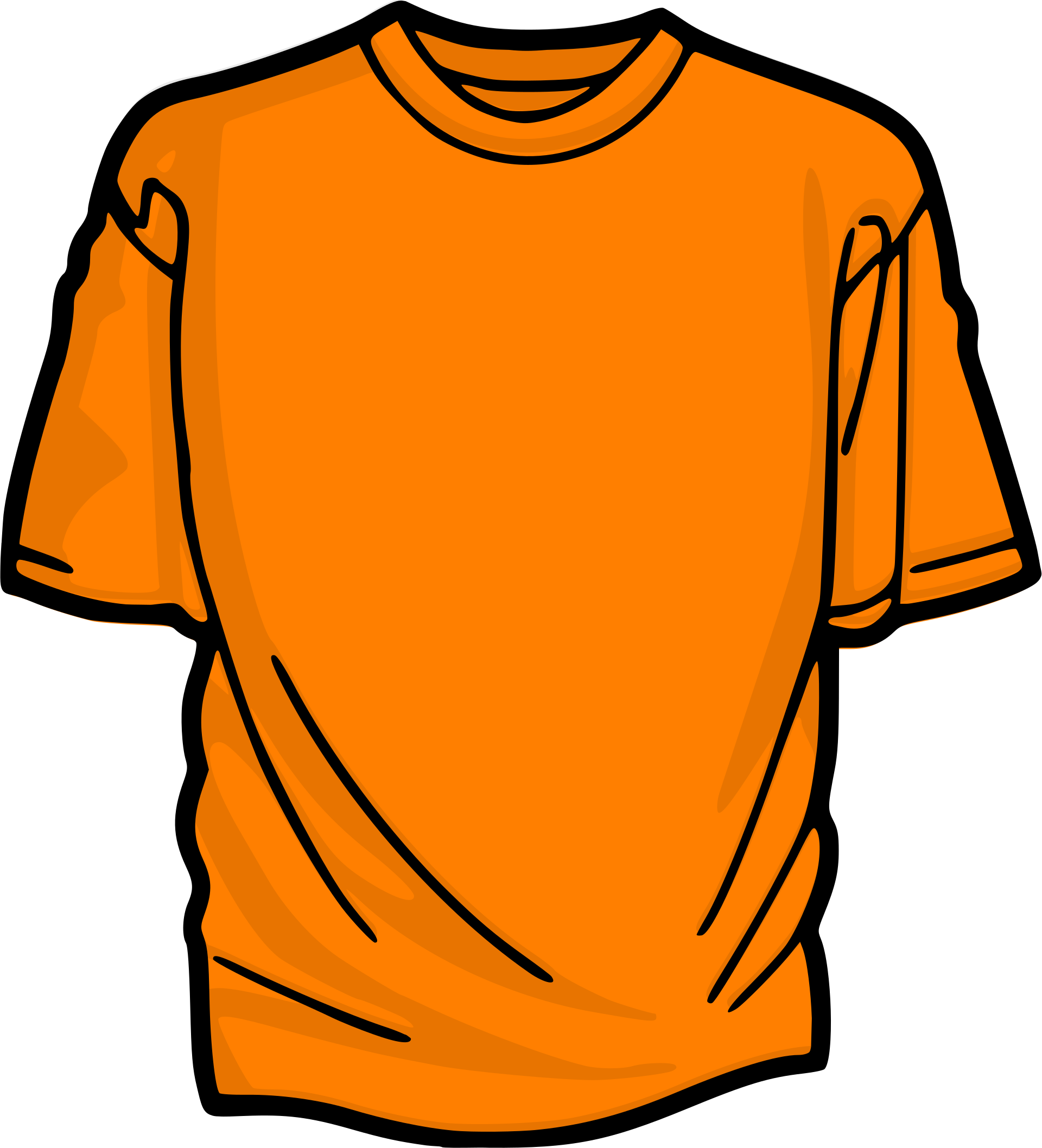 T shirt Free vector clipart images on creazilla