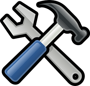 Wrench and hammer 