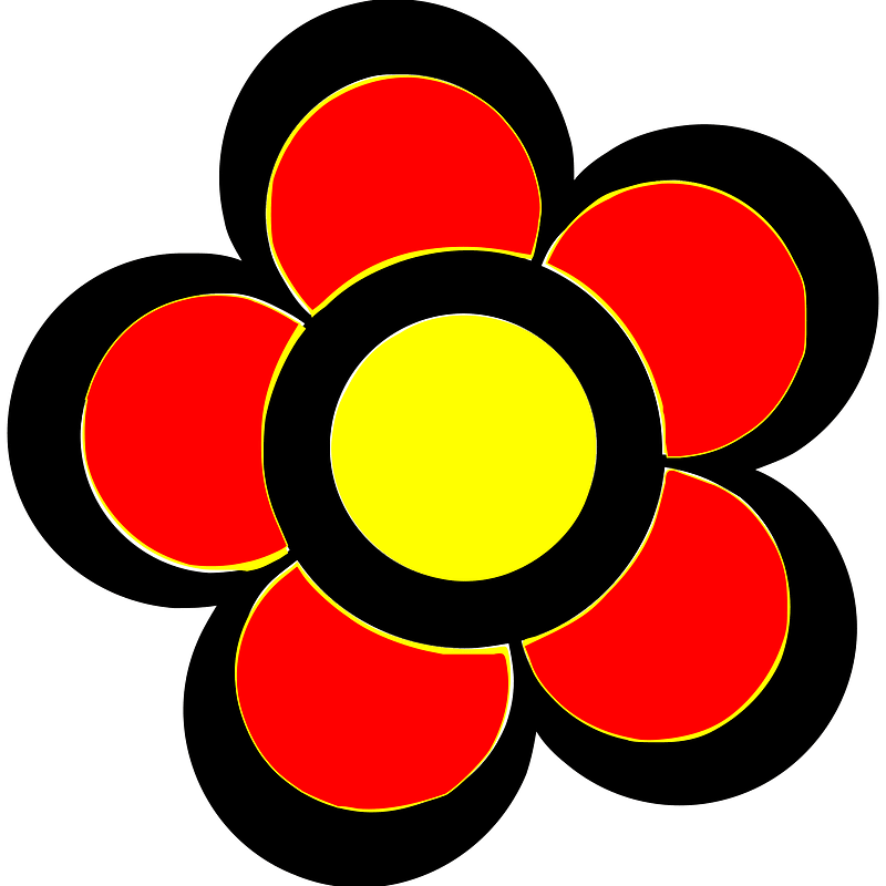 红色