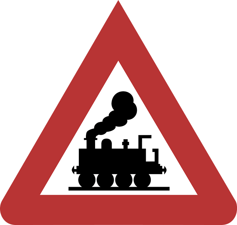 Ungarded level crossing