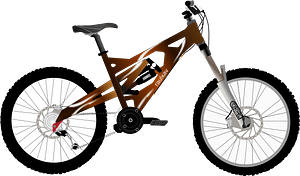 Downhill mountain bike