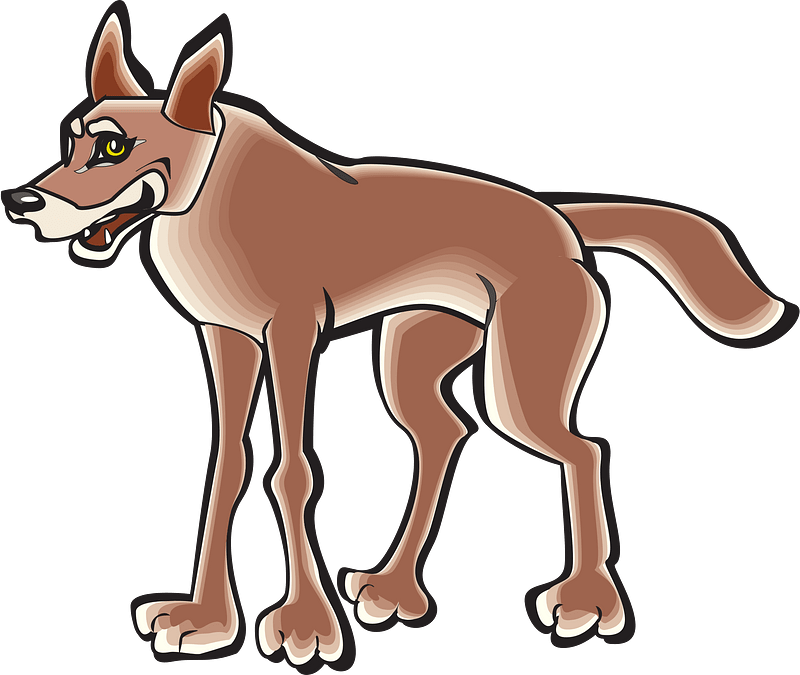 Coyote - Free vector clipart images on creazilla.com