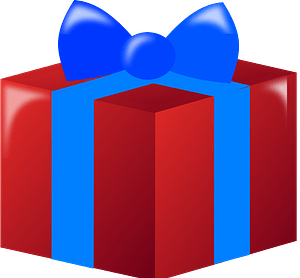 Red and Blue Gift