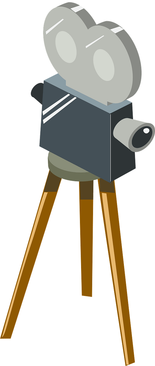 Reel to Reel Movie Projector on a Tripod