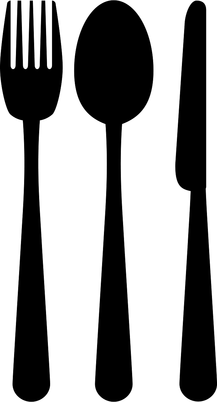 Fork, spoon and knife