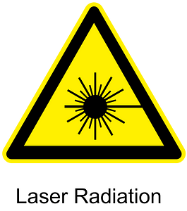Laser Radiation warning sign