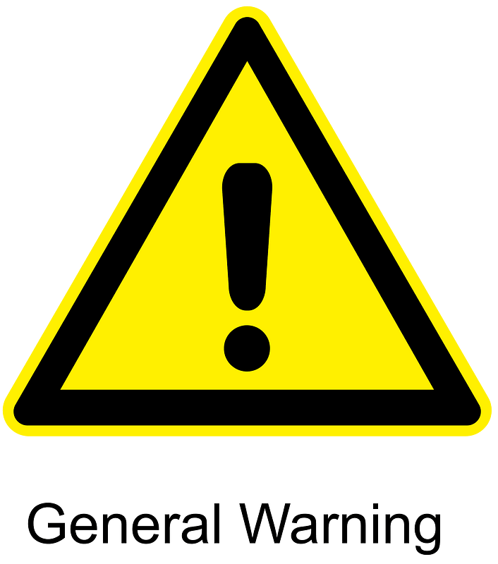 General Warning Sign