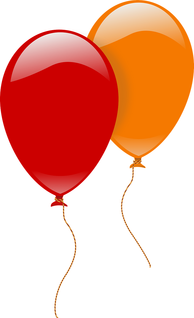 Red and Orange Balloons