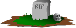 Grave with R.I.P on the Headstone