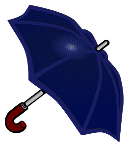 Dark Blue Umbrella