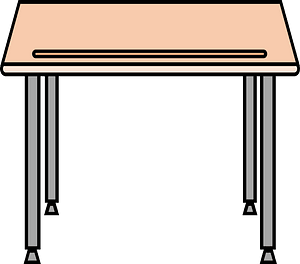 Flat School Desk