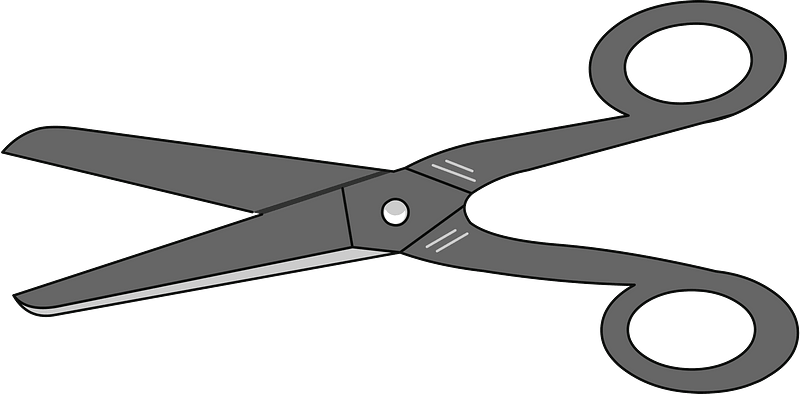 Black and White Scissors