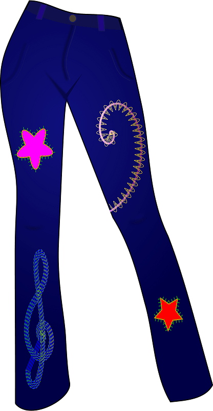 Jeans with Patterns