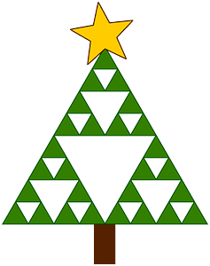 Christmas Tree with Star on Top