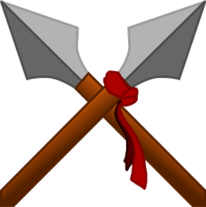 Crossed Indian Arrows