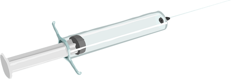 Syringe with hypodermic needle