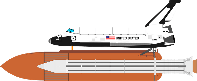 Space Shuttle Being Transported