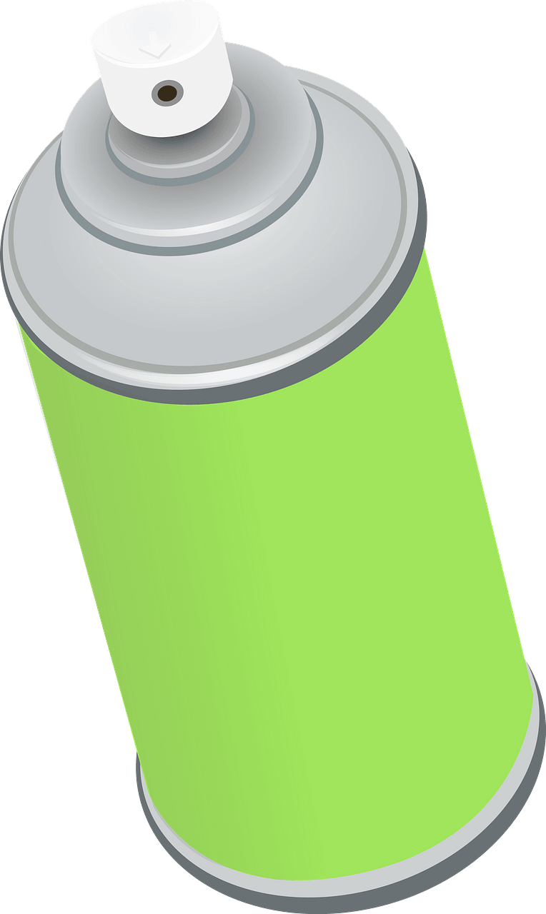 Green Spray Paint Can