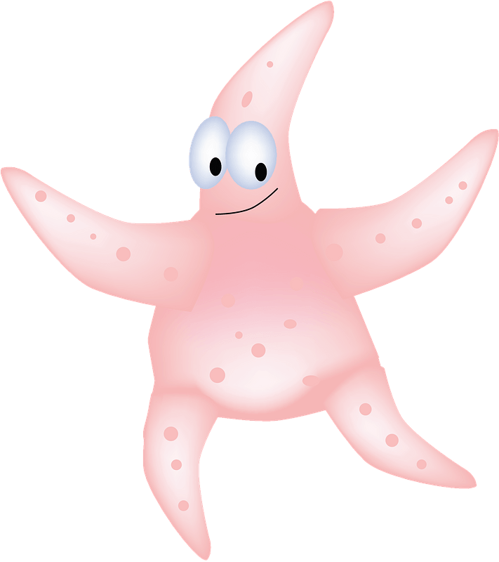 Pink Smiling Starfish
