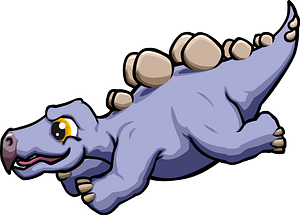 Stegosaurus Running
