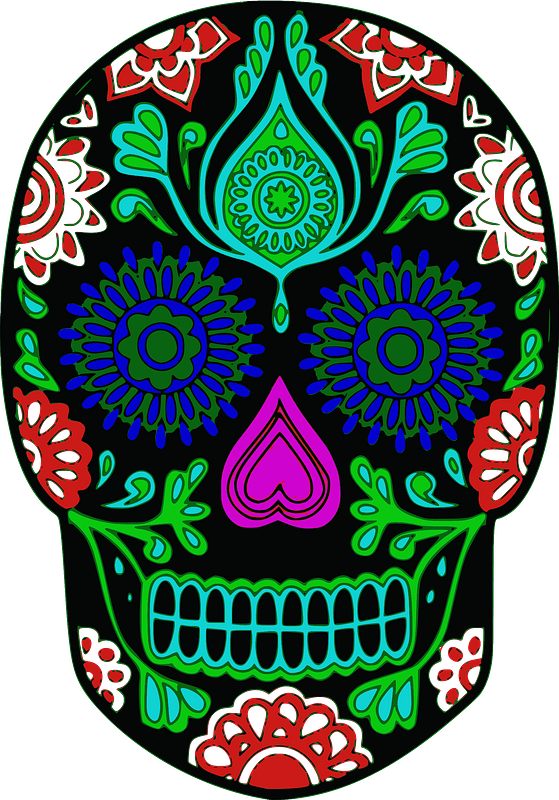 Sugar Skull - Free vector clipart images on creazilla.com