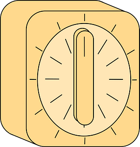 Tan Kitchen Timer