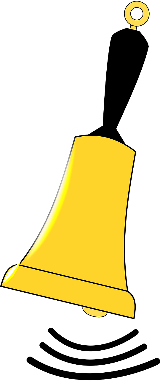 Gold Teacher's Bell