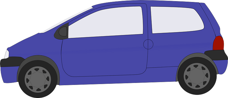 Blue Renault Twingo