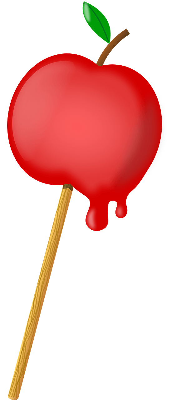 Candy Coated Apple on a Stick
