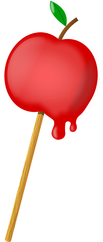 Candy Coated Apple on a Stick