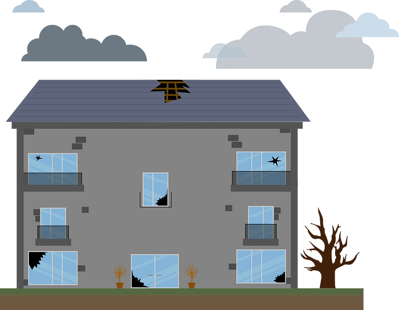 Building destroyed