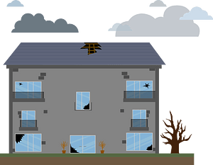 Building destroyed