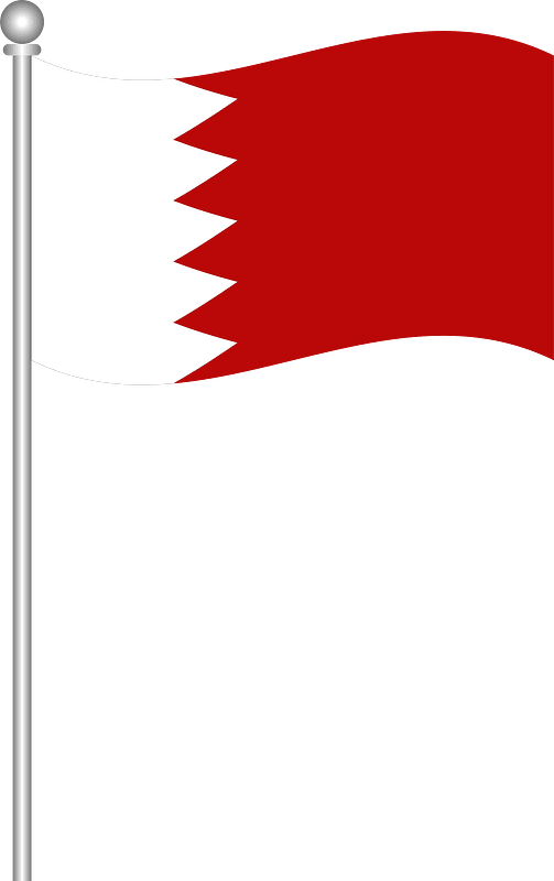 Flag of bahrain