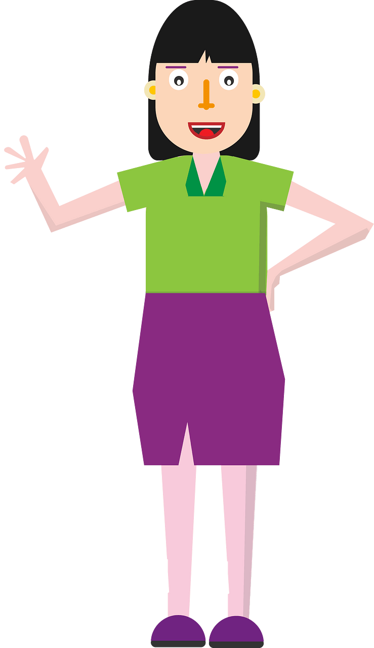 Business woman character