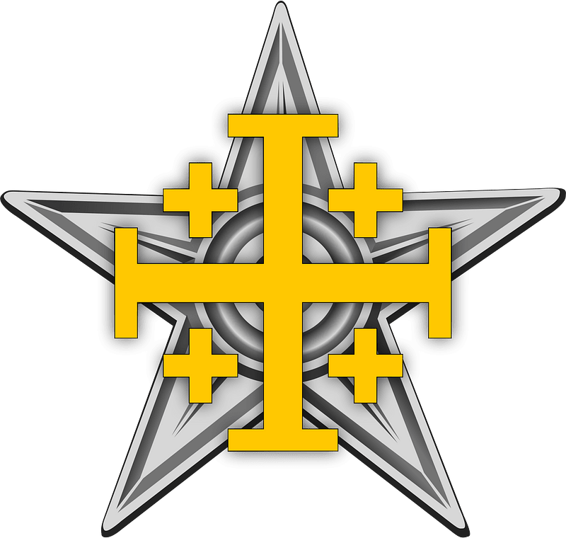 Jerusalem Cross Barnstar