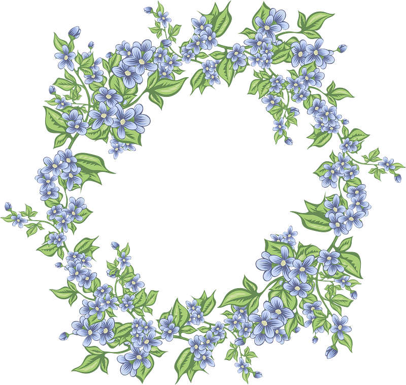 Floral frame